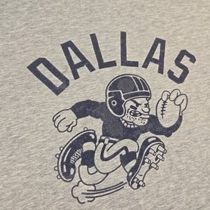 Nike x NFL T Shirt Dallas Cowboys Grey Running Mascot XL Retro‎ Tee Modern Texas